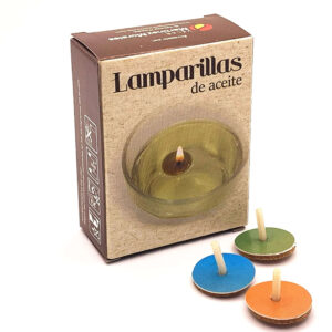 Lamparillas "mariposas" para aceite (caja con 14 unidades)