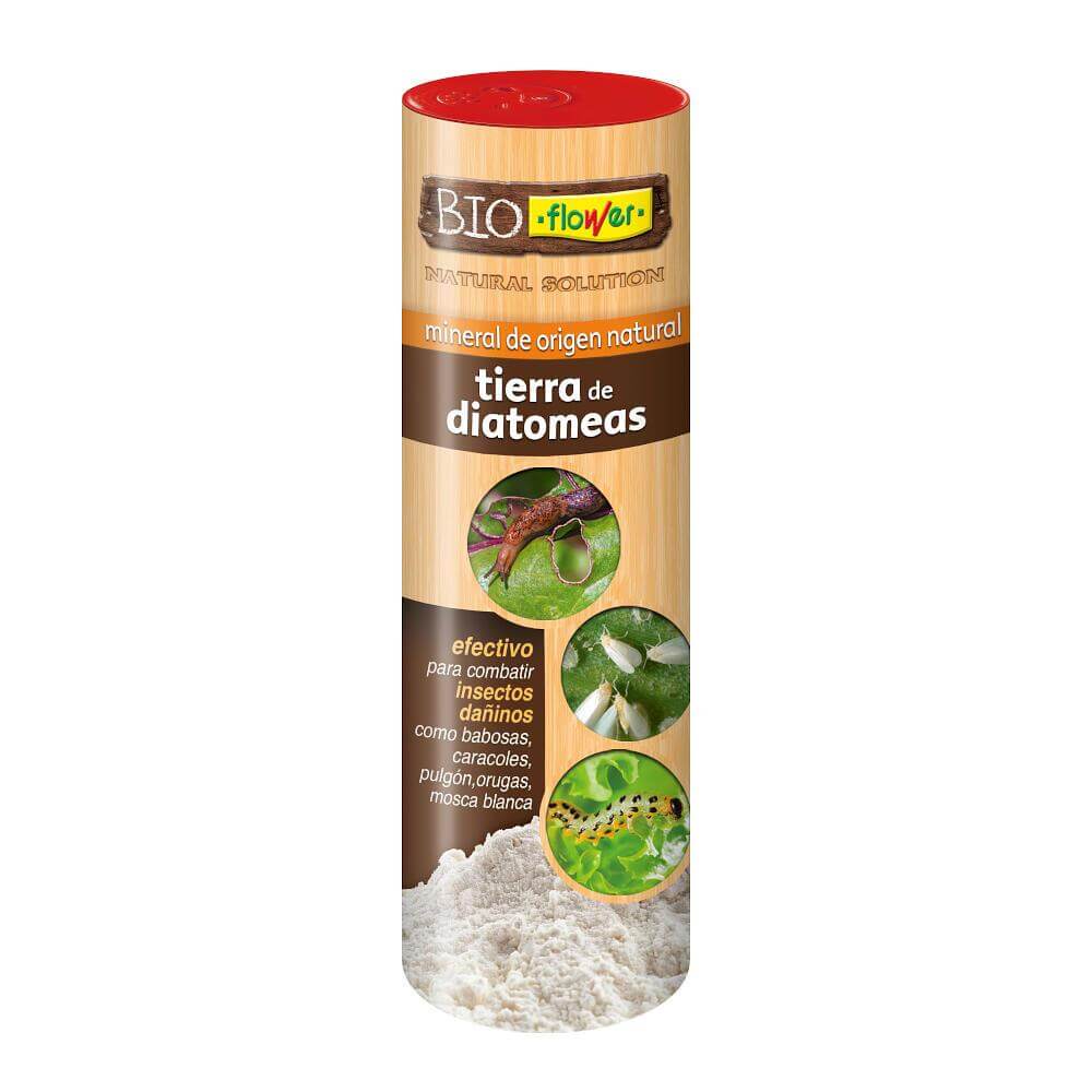 Tierra de diatomeas 100% natural - Insecticida apto para uso animal y plantas (300 gramos)
