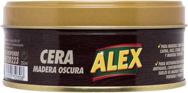 Cera Alex en lata (250 ml) (incolora, madera clara u oscura)