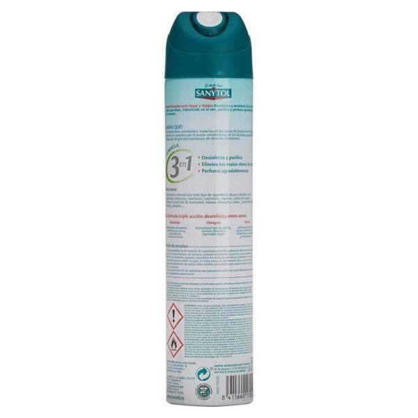 Sanytol aerosol desinfectante hogar y tejidos - sin lejía (300 ml)