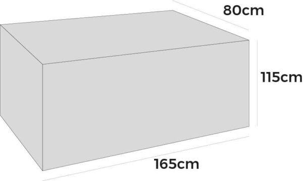 Funda protectora para mesa (165 x 115 x 80 cm)
