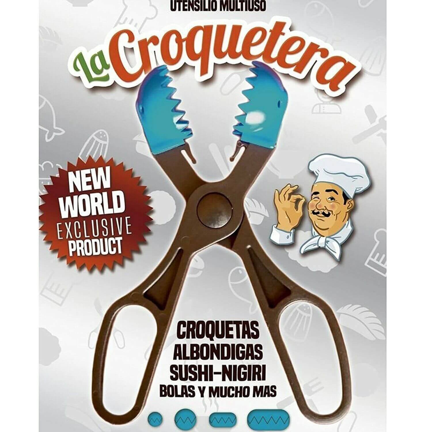 La Croquetera - Pinzas molde para hacer croquetas
