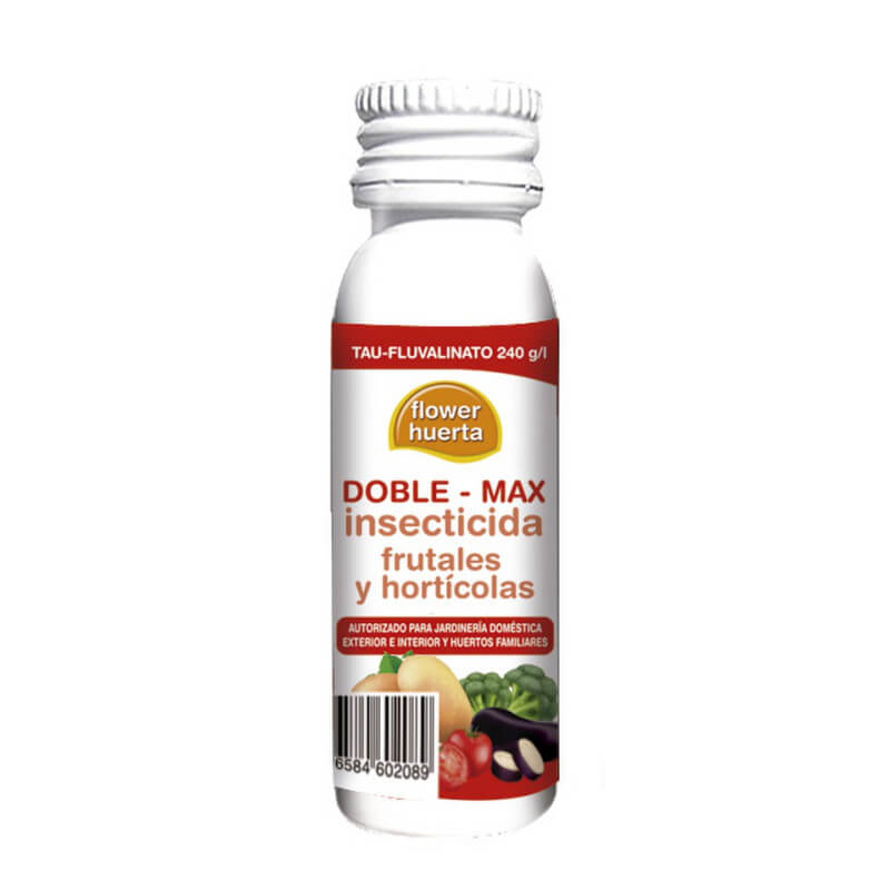 Insecticida para huerta y frutales DOBLE MAX de Flower Huerta (8ml.) - Imagen 2