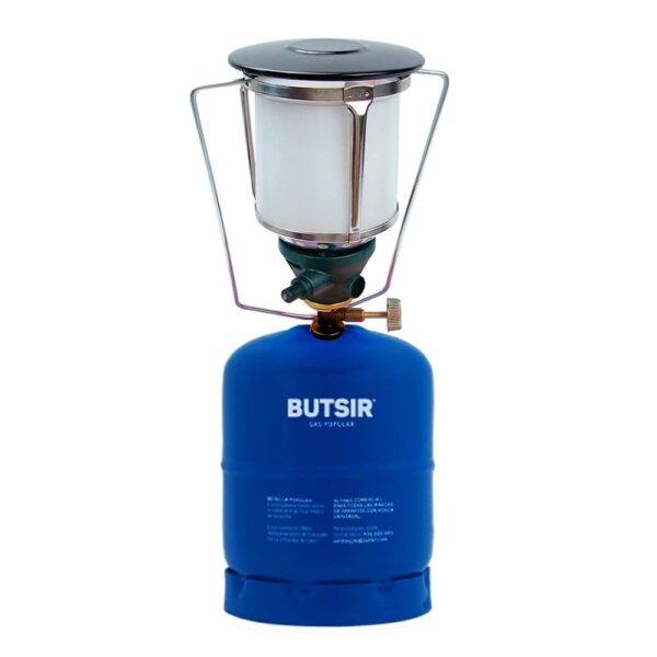 Lámpara de camping gas Butsir 500 con encendido piezo (botella no incluida)