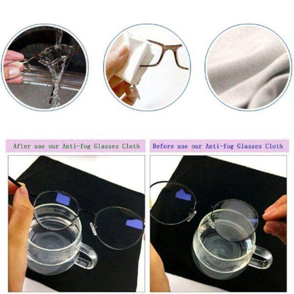 Toallita para prevenir el empañamiento de gafas