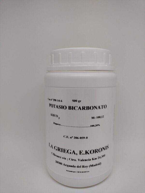 Bicarbonato potásico (500 gramos)