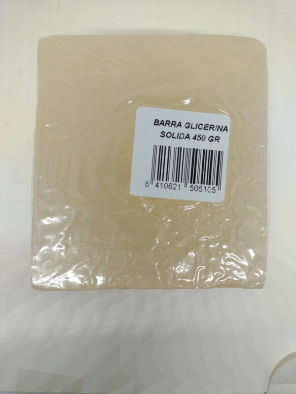 Barra de glicerina sólida (450 gramos)