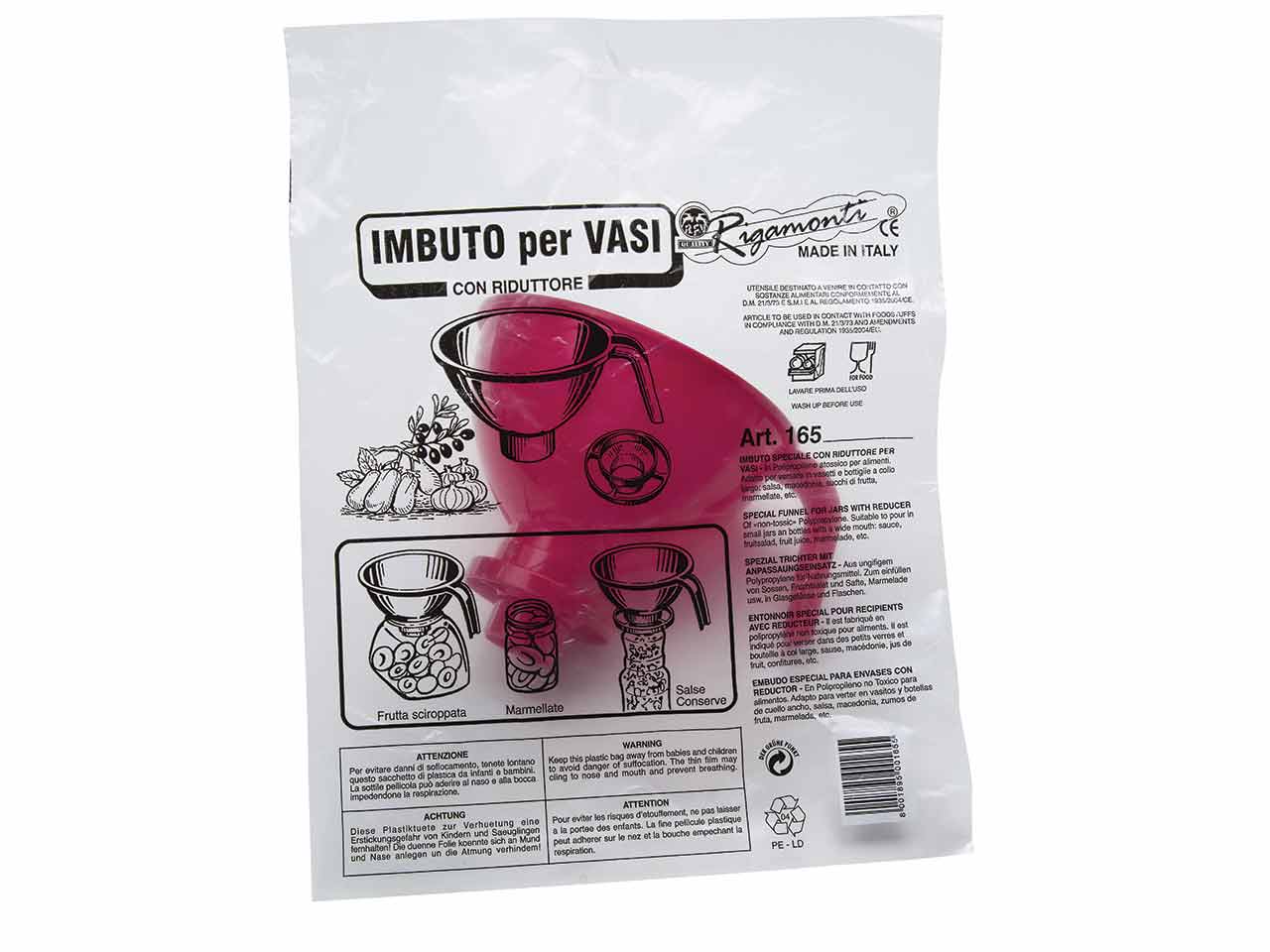 Embudo con boca ancha para frascos - Imagen 2